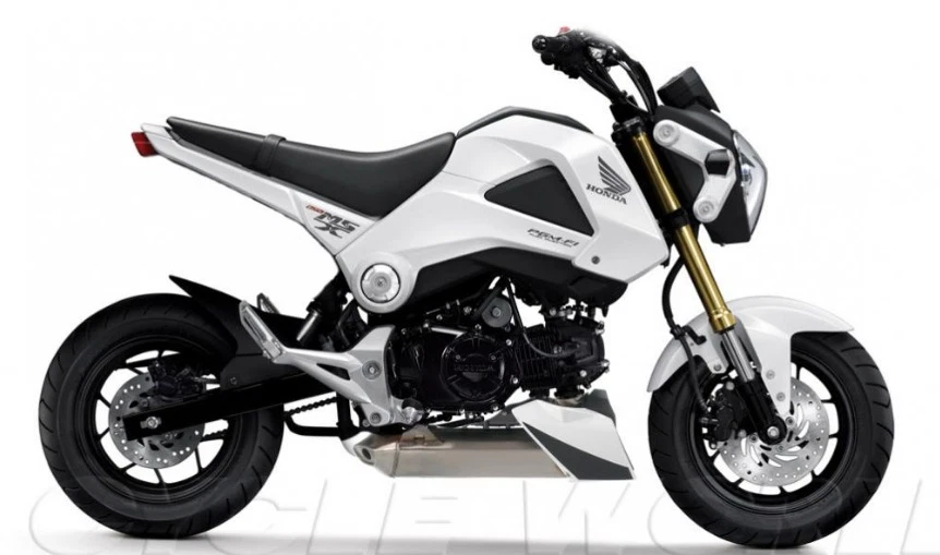 10X full plastic panel fairing pearl white+sticker honda grom125 grom 125 msx125 Foto 3 de 3