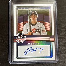 James Tronstein 2023 Panini Stars & Stripes 15U National Team Auto SP /100