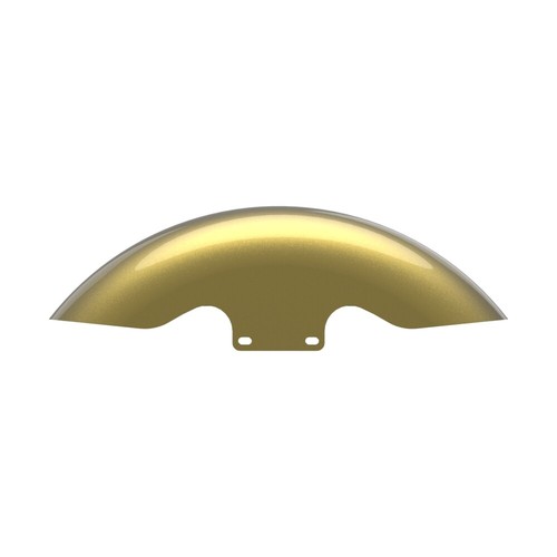 Olive Gold Holeshot Performance 19" Short Front Fender For Harley Touring 09+ - Picture 3 of 7