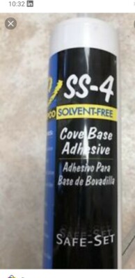 Chapco SS-4 Solvent-Free Cove Base Adhesive (30 fl oz) 