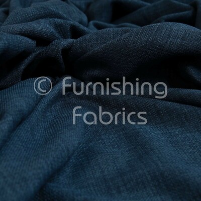 10 Meter weicher leichter Polster Vorhang Chenille Stoff Farbe Marineblau