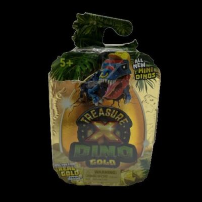 Treasure X Dino Gold Single Pack Mini Dinos Real Gold Dipped