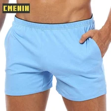 CMENIN Cotton Boxer Shorts With Pocket