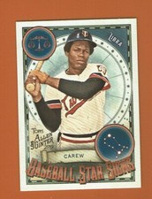 2019 Topps Allen & Ginter Baseball Star Signs BSS-17 Rod Carew