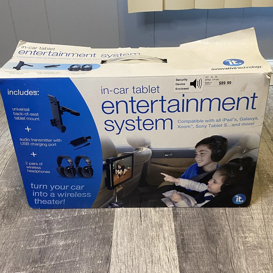Innovative Technology ITIP-444 In-Car Tablet Entertainment System - NEW (Opened) - Image 2 of 4