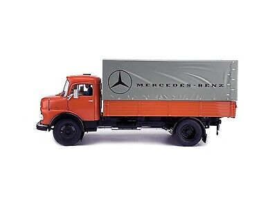 1966 MERCEDES BENZ L911 TRUCK TELONATO ORANGE W-DRIVER FIG 1