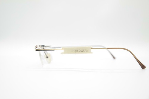 Vintage B Sign 362/35 Brown Gold Black Half-Rim Glasses Frame NOS - Picture 2 of 6