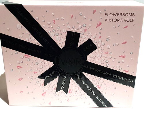 Viktor & Rolf Flowerbomb 30ml EDP+50ml Body Lotion +40ml Cream 3 piece gift Set - Picture 2 of 4