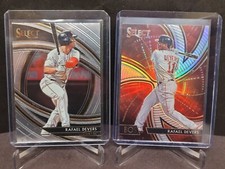 2020 Select Phenomenon Holo Prizm #1 Rafael Devers & #123 Base