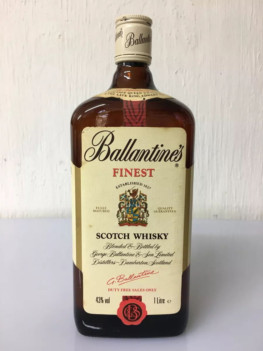 Ballantine's Finest Scotch Whisky Dumbarton 1 Litro 43% Vol A.