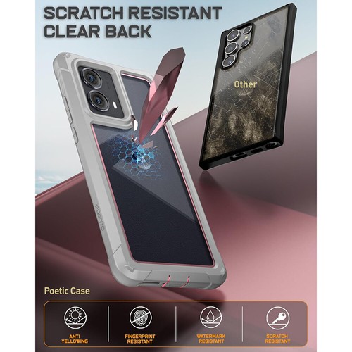 For Motorola Moto Edge 2024/2025 Case 2 Front Frame Cover with Built-in Screen - 第 26/38 張圖片