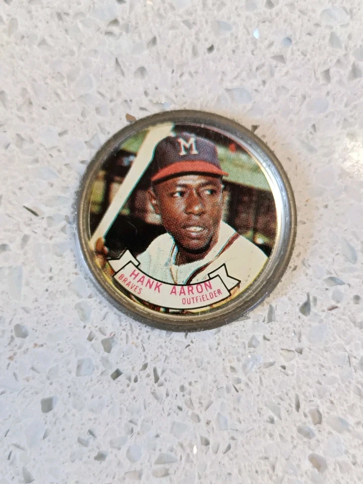 1964 年 Topps 硬币 #83 汉克·亚伦勇士队酷历史 ⚾ — 第 3/4 张图片