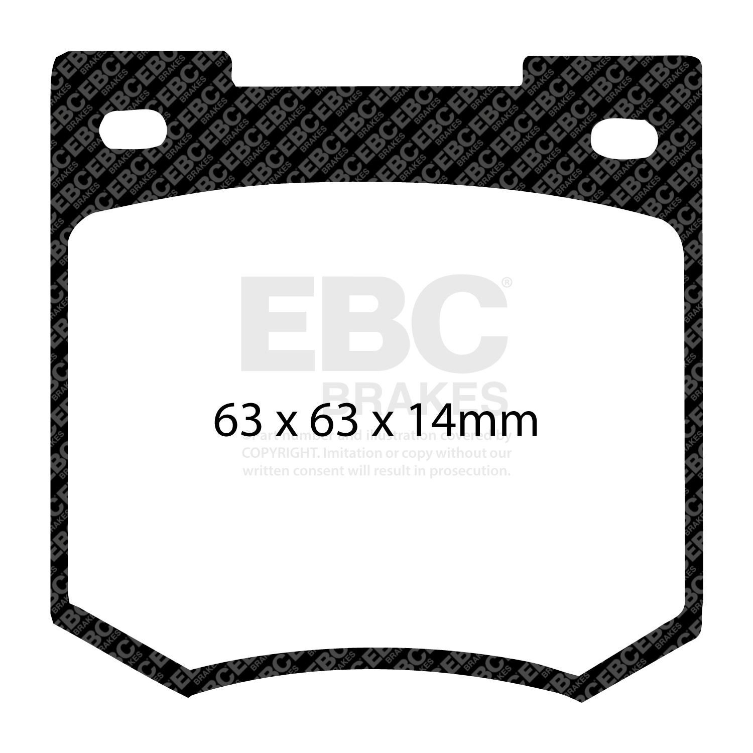 EBC DP2106 BRAKE PAD SET DISC BRAKE Front,Rear