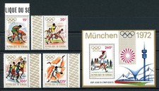 Senegal 494-497 + Bl. 10 MNH Olympia Munich 1972 #JS087