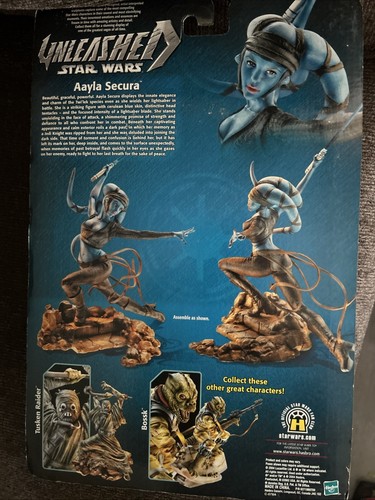 Hasbro Star Wars Character Unleashed Aayla Secura Action Figure New Sealed NIB - Picture 2 of 2