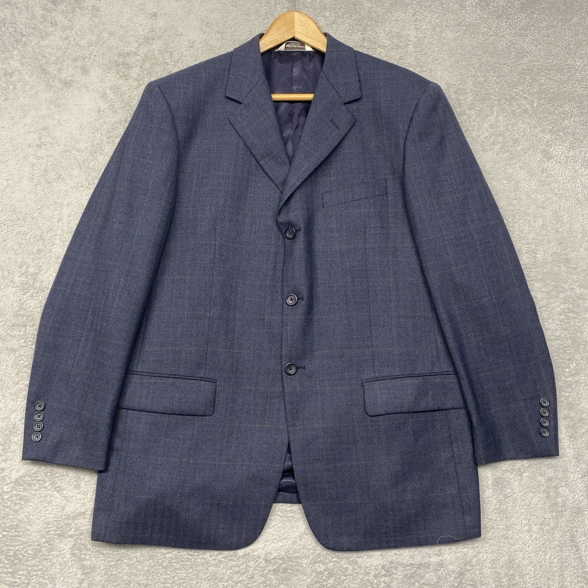 Wool Blazer Blue Pronto Uomo Jacket PRONTO UOMO BLAZER SIZE 42R