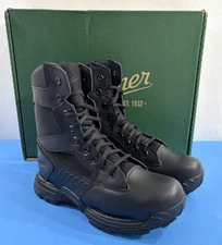 NIB 8 D MEN'S DANNER 26634 STRIKER BOLT SIDE ZIP 8" WATERPROOF BLACK BOOTS