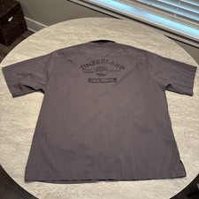 Vintage Y2K Timberland Trek Travel Mens XL Oversized Button Shirt Work Hiking