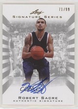 2012 Leaf Signature Series Silver 71/99 Robert Sacre #BA-RS1 Auto 0s3