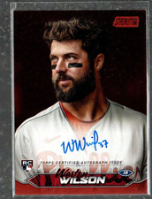 2024 Stadium Club Autographs Red Foil #SCBAWW Weston Wilson Auto /50