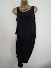 Michael Kors Black Gathered Evening Dress Size Small