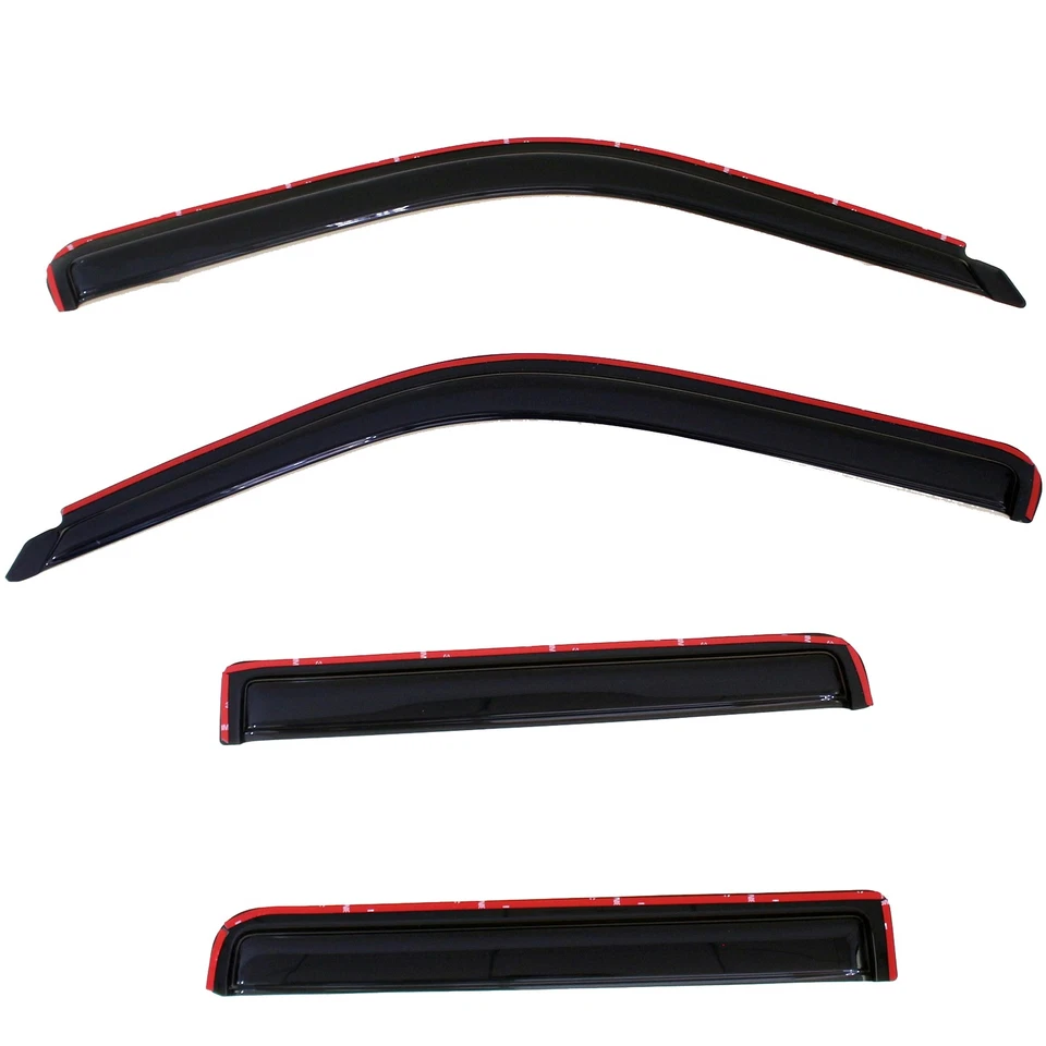 Sun Rain Guard Window Visors 4pcs For Explorer Sport Trac Mountaineer Foto 3 de 4