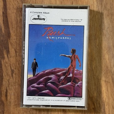 Rush - Hemispheres Album 1978 Progressive Rock Cassette