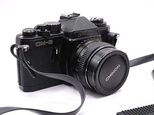 Vintage CHINON CM-3 SLR Camera With Chinon 55mm Lens