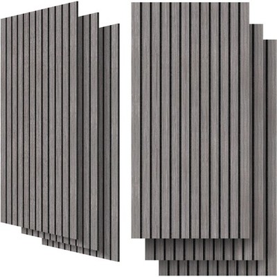 Acoustic Panels 6 Pack Soundproof Wall Panels for Office Home Studio Grey