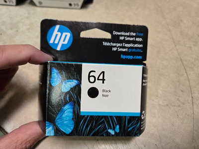 #ad HP 64 BLACK INK CARTRIDGE EXP OCT 2027 Factory sealed Genuine $20.00