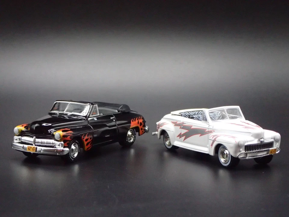 1949 Mercury & 1948 Ford De Luxe Grasso Legacy Set 1:64 Scala Modellino Auto - Immagine 2 di 4
