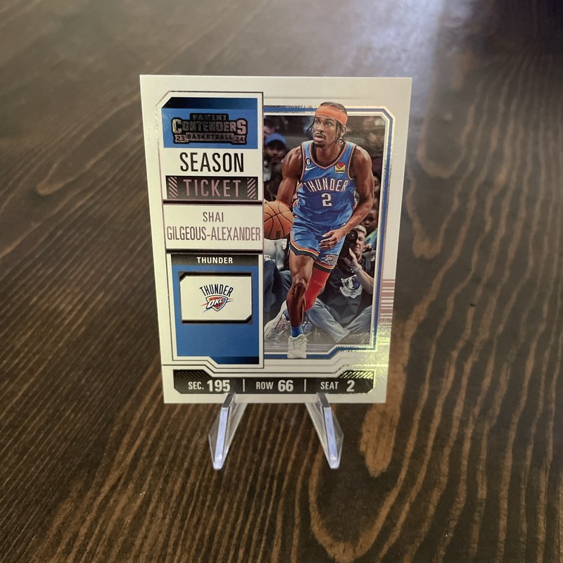 2023-24 Panini Contenders - Season Ticket Shai Gilgeous-Alexander #52