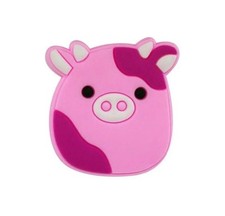 New Hot Pink Cow Squishmallow Shoe Jibbitz Charm