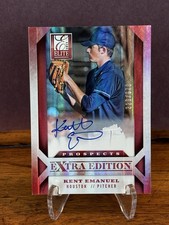 2013 Panini Elite Extra Edition - Kent Emanuel #198 /670 (AU, RC)