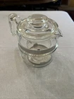 Vintage Pyrex Flameware 4-Cup Stovetop Coffee Percolator-Model 7754 complete Set