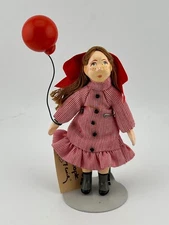 1984 Dollhouse Miniature Little Girl Doll ARTISAN Made SMALL PEOPLE by Cecily