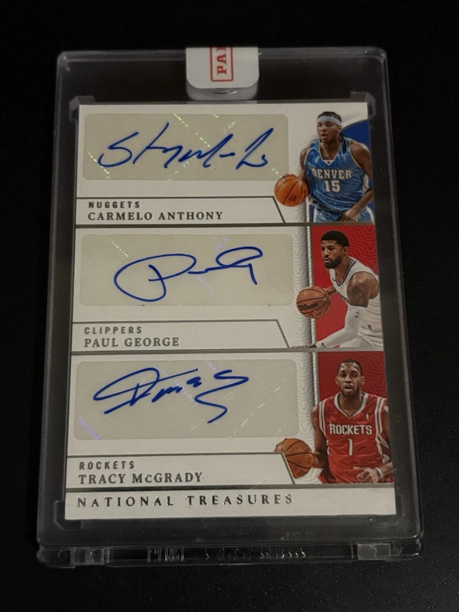 Panini Tracy McGrady Basketball Autographed Sports Trading Cards