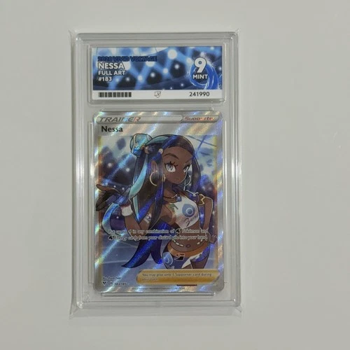 Nessa 183/185 Ace 9 Pokemon TCG 2020 Vivid Voltage Full Art Mint Trainer #241990