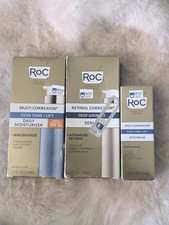 RoC Lot of 3 - Multi Correxion Retinol Correxion Tone+Lift, Moisturizer, Serum 