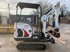 Bobcat E19 Compact Tracked Mini Excavator Digger 
