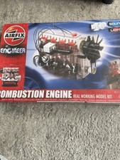 Rare Airfix Engineer Combustion Engine Kit Real Working with Lights and Sounds
