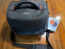 Sony Alpha Camera/Lens Soft Carry Case LCS-SC8 black and orange 