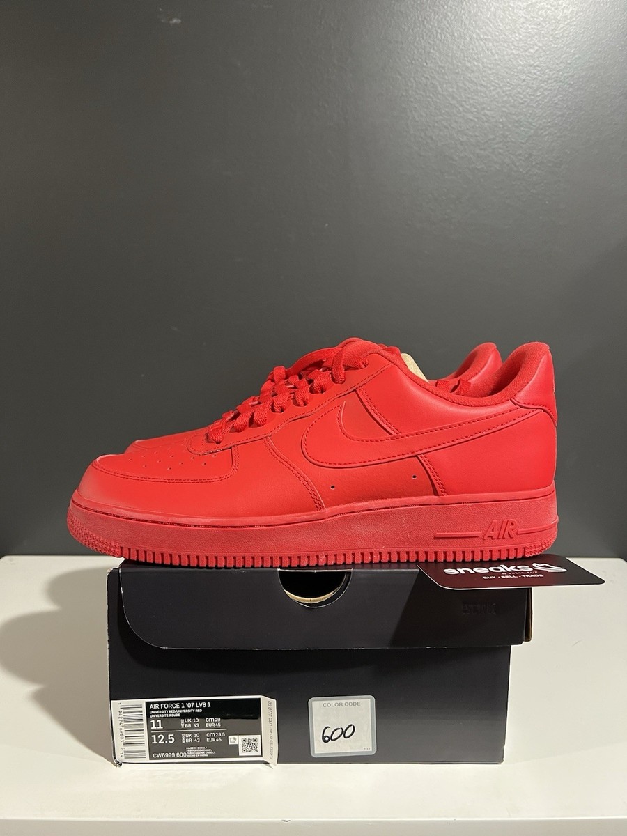 「美品」　Nike Air Force 1 Low \"Triple Red\" Nike Air Force 1 Low Triple Red Men's - CW6999-600 - US