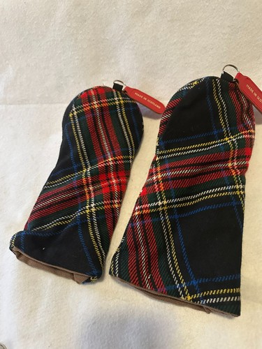 Vintage St Andrews Scotland Golf Headcovers Tartan Wool Pom Pom 4 & 5 - Picture 13 of 17