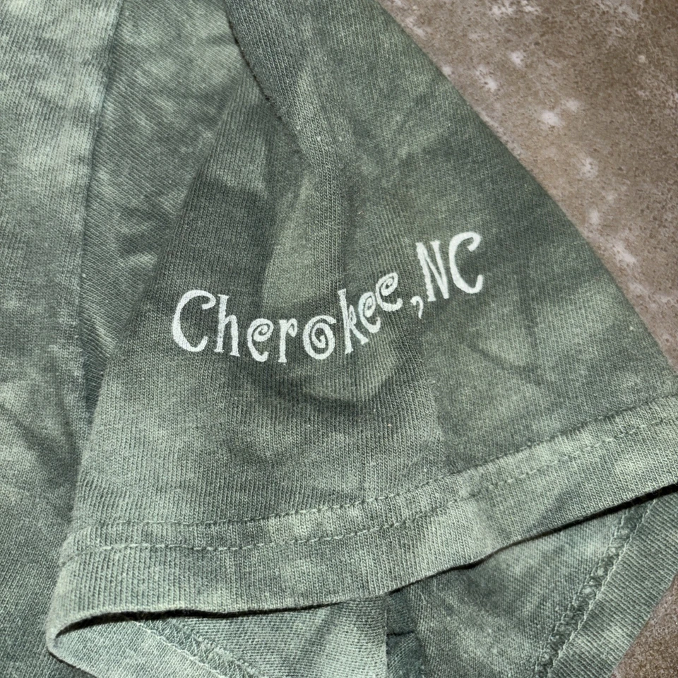 Vintage The Mountain Shirt Mens Small Green Bear Graphic Animal Wildlife Nature - Image 3 of 4