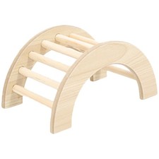  Chinchilla Climbing Toy Cage Landscaping Bridge Hamster Arch Natural Structure