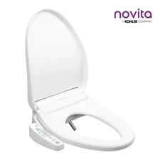 NOVITA BD-N330T Compact Bidet Electric Toilet Seat Stainless Nozzle AC 220V Only