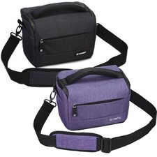 DSLR SLR Camera Shoulder Bag Waterproof Crossbody Bags Case for Canon Nikon Sony