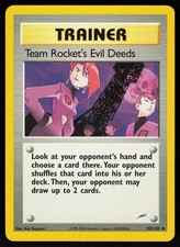Team Rocket's Evil Deeds 103/105 - Neo Destiny Pokemon Unlimited - NM Uncommon on eBay