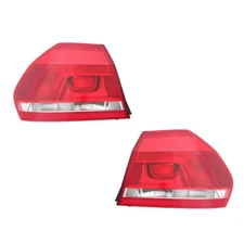 Tail Lights Rear Back Lamps Pair Set for 12-14 Volkswagen Passat Left & Right